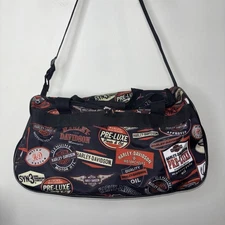 Harley-Davidson Logo All-over Print Sport Lightweight Duffel Gym Bag (20x9x10)