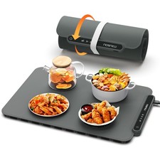 Food Warming Mat Electric Tray Full Surface Heating 3 Temp Settings Buffet