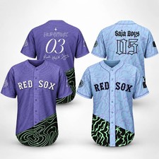 Red Sox KPop Demon Hunters Day Jersey 2026 Giveaway S-5XL