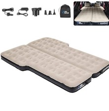 SUV Air Mattress Camping Bed, 3.0 Thickened Flocking Car Camping Inflatable Matt