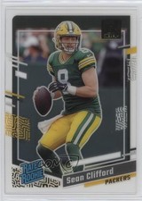 2023 Panini Clearly Donruss Rated Rookie Gold Sean Clifford #82 18ap