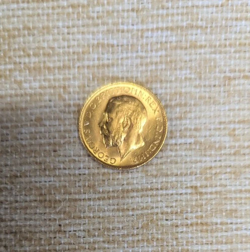 1911 Gold Sovereign British Coin  King George V