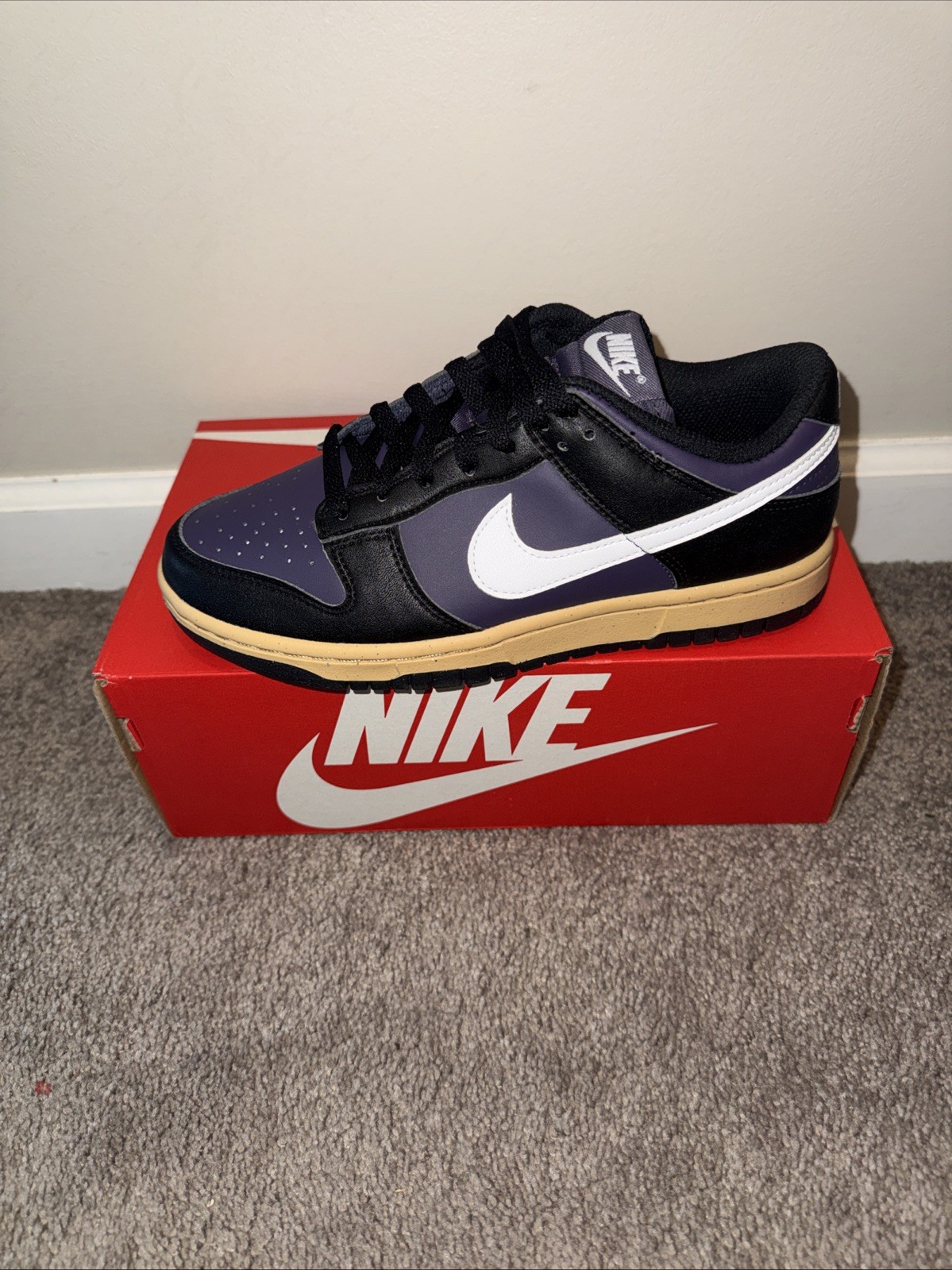 WMNS Nike Dunk Low NN/Dark Raisin-White-Black (DD1873-500) Size: 6.5W/(NIB) thumbnail 7