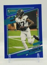 2021 Panini Donruss DJ Chark JR. #133 Blue Press Proof Jacksonville Jaguars