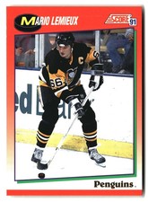 1991-92 Score Canadian English #200 Mario Lemieux