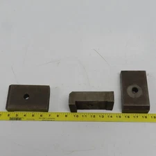 5" x 3" x 1-1/8" Heel Fixture Clamp Strap 5/8" Bolt Hole Lot Of 3