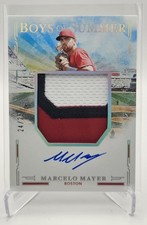 2025 Panini Boys of Summer MARCELO MAYER Jumbo Materials Auto Silver #JMSMM /25