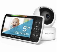 Baby Monitor With Camera 5” Colour Screen Two Way Talk Infrared No Internet