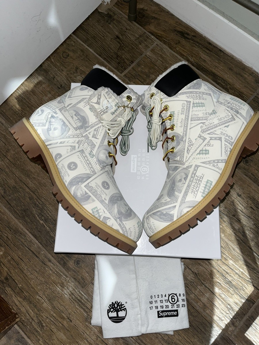 Supreme MM6 Maison Margiela Timberland. Sz 10.5 Brand New. Ships