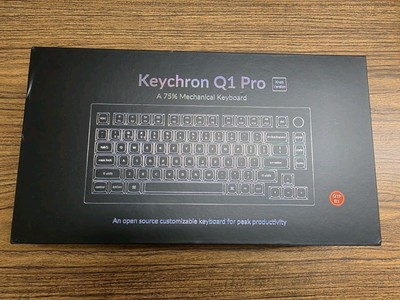 Keychron Q1 Pro Wireless Mechanical Keyboard Fully Assembled Knob Black