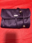 COACH Purple Satin Jewelry Roll Travel/Organizer Pouch NWT — photo 1
