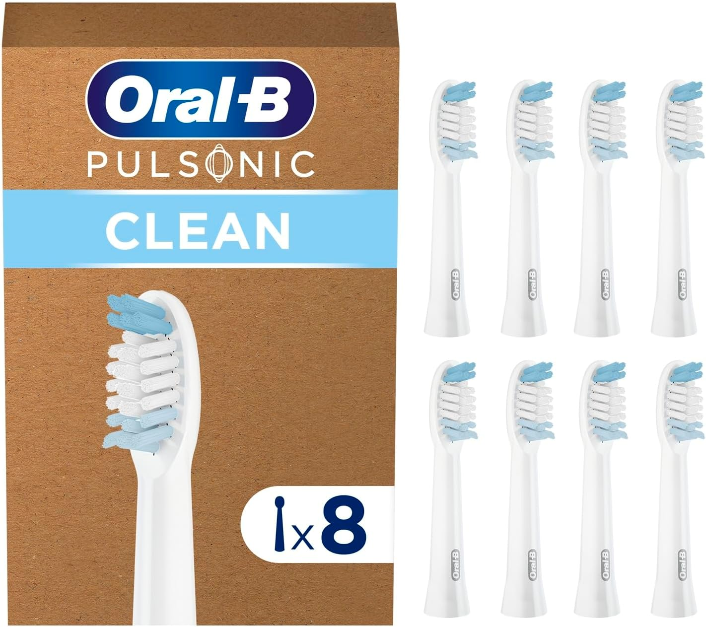 Oral-BAufsteckbürsten 'Pulsonic Clean' 8 St Zahnbürste - Image 3