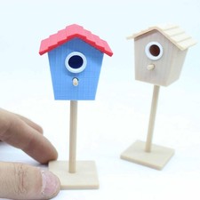 Casa Delle Bambole Casetta per Uccelli Miniatura Modellino Accessorio Fata PLA