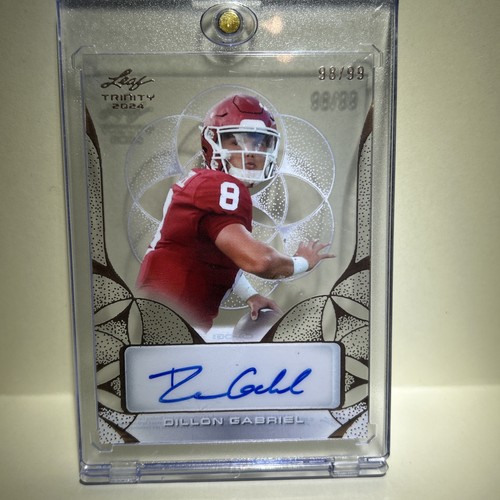 2024 Leaf Trinity - Clear Autographs Dillon Gabriel #CA-DG1 Bronze 96/99 Auto RC