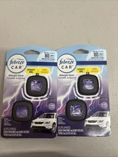 2 Pack - Febreze Car, Midnight Storm, 0.06 fl oz Each 