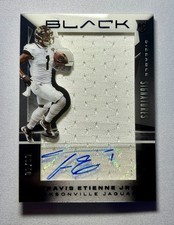 2021 Panini Black Travis Etienne Sizeable Signatures Auto Jersey #SRJ-TE 2/99