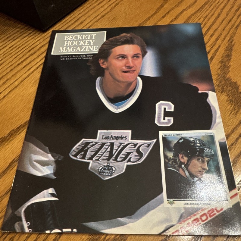 Beckett Hockey Magazine Issue #9 Sept/Oct 1990 Gretzky Roy Trading Card