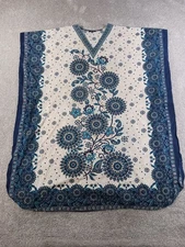 Just Love One Size Womens Sleepwear Blue Floral Polyester