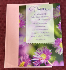 Happy Mother's Day Greeting Card  Envelope  From Your Daughter