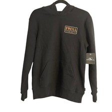 Kids ONeill Black Graphic Pullover Hoodie Since 1952 Size L