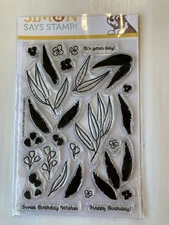 Simon Says Stamp-Birthday Seedlings-Clear Cling Stamp Set-Cardmaking-#892A