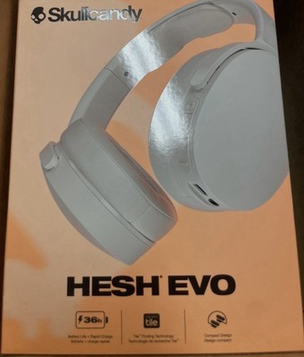 NEW Skull Candy Headphones Hesh Evo - Bone Orange Glow S6HVW Headphones