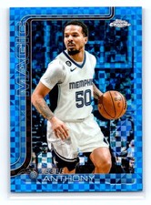 2025-26 Topps Chrome #175 Cole Anthony Blue X-Fractor