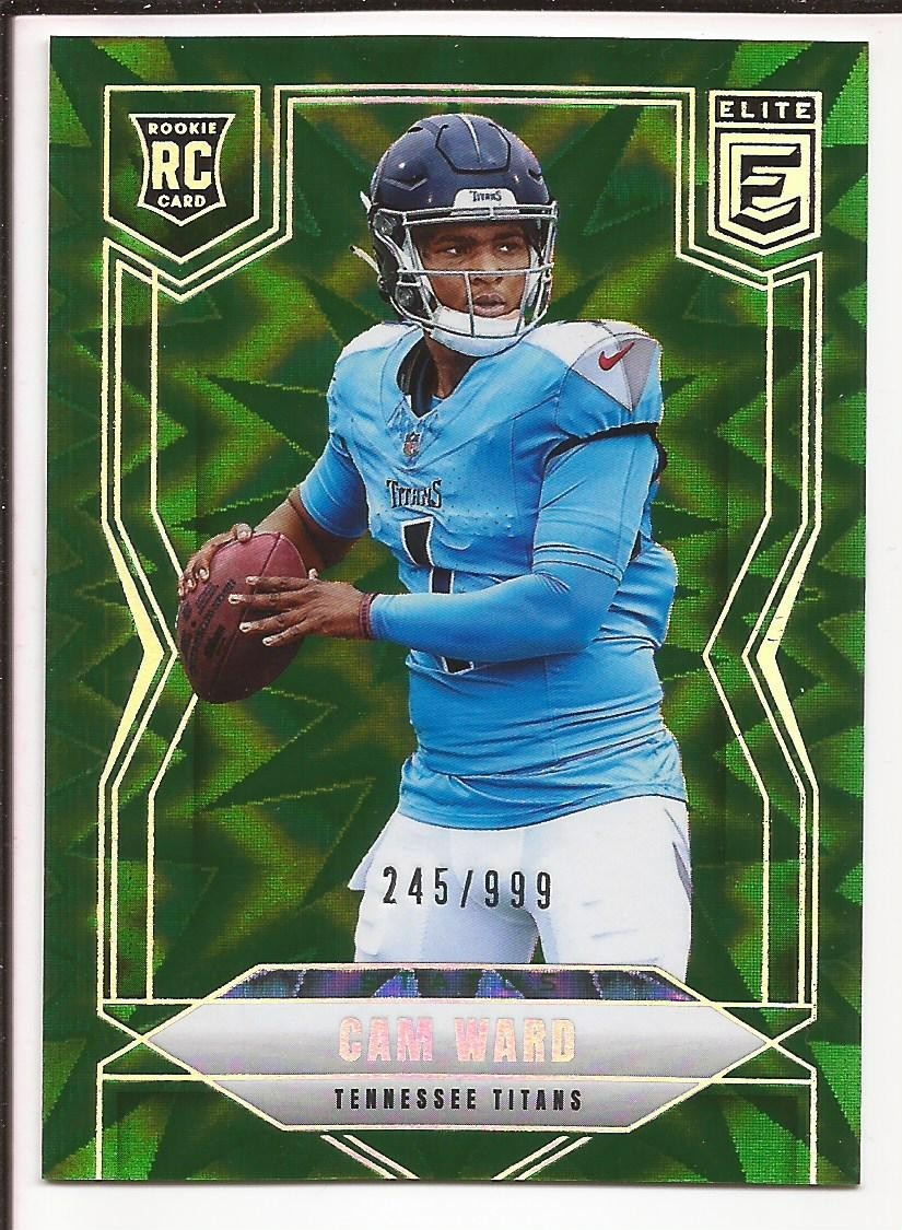 ⚔️📈☝️2025 Panini Donruss Elite - Rookies Cam Ward #101 Status Explosion /999