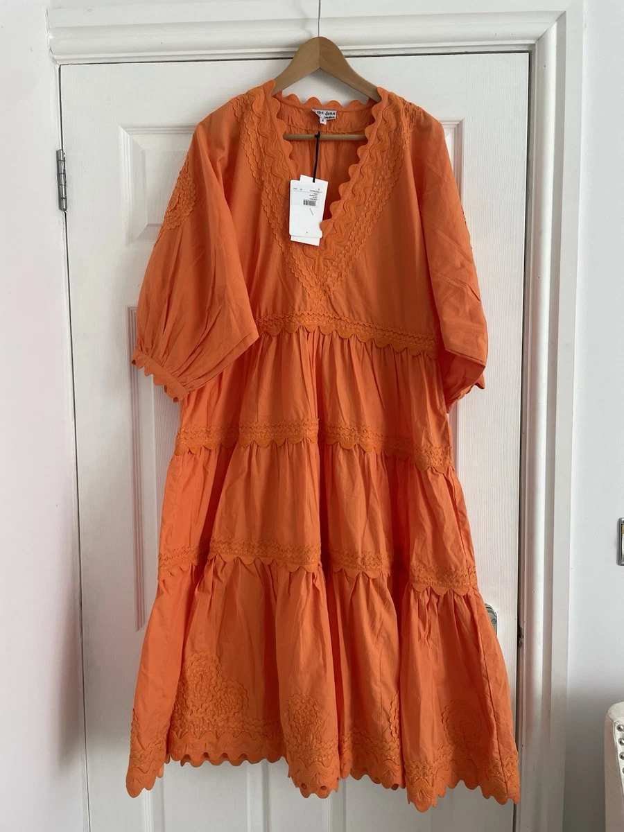 juliet dunn orange dress Papaya Racer Back Dress Juliet Dunn London