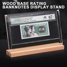 Acrylic Display Stand for PMG PCGS Graded Banknote Currency Holder Paper Money