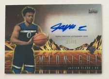 2024 Topps Midnight Jaylen Clark RC Auto Horizons Twilight SP Insert #d 21/75