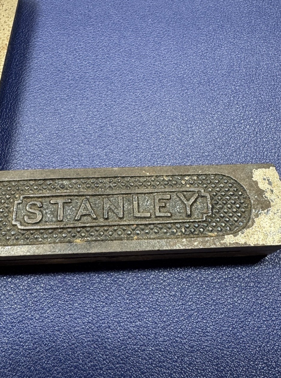 Square Antique Stanley Machinist Sliding T Bevel PAT 7-14-08 Made In USA
