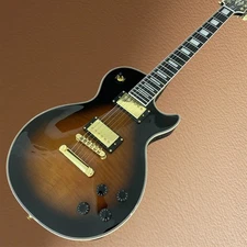 Ships from USA Brown Custom Electric Guitar Gold Parts High Quality