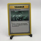 Pokemon TCG Energy Removal SHADOWLESS - 92/102  WotC Base Set LP