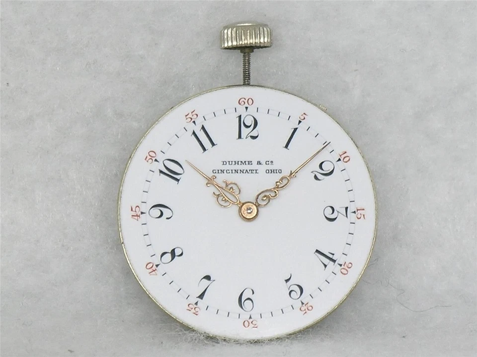 VERY RARE 28MM PATEK PHILIPPE 17 JEWEL POCKET WATCH MOVEMENT & DIAL, RUNNING! - image 2 of 4