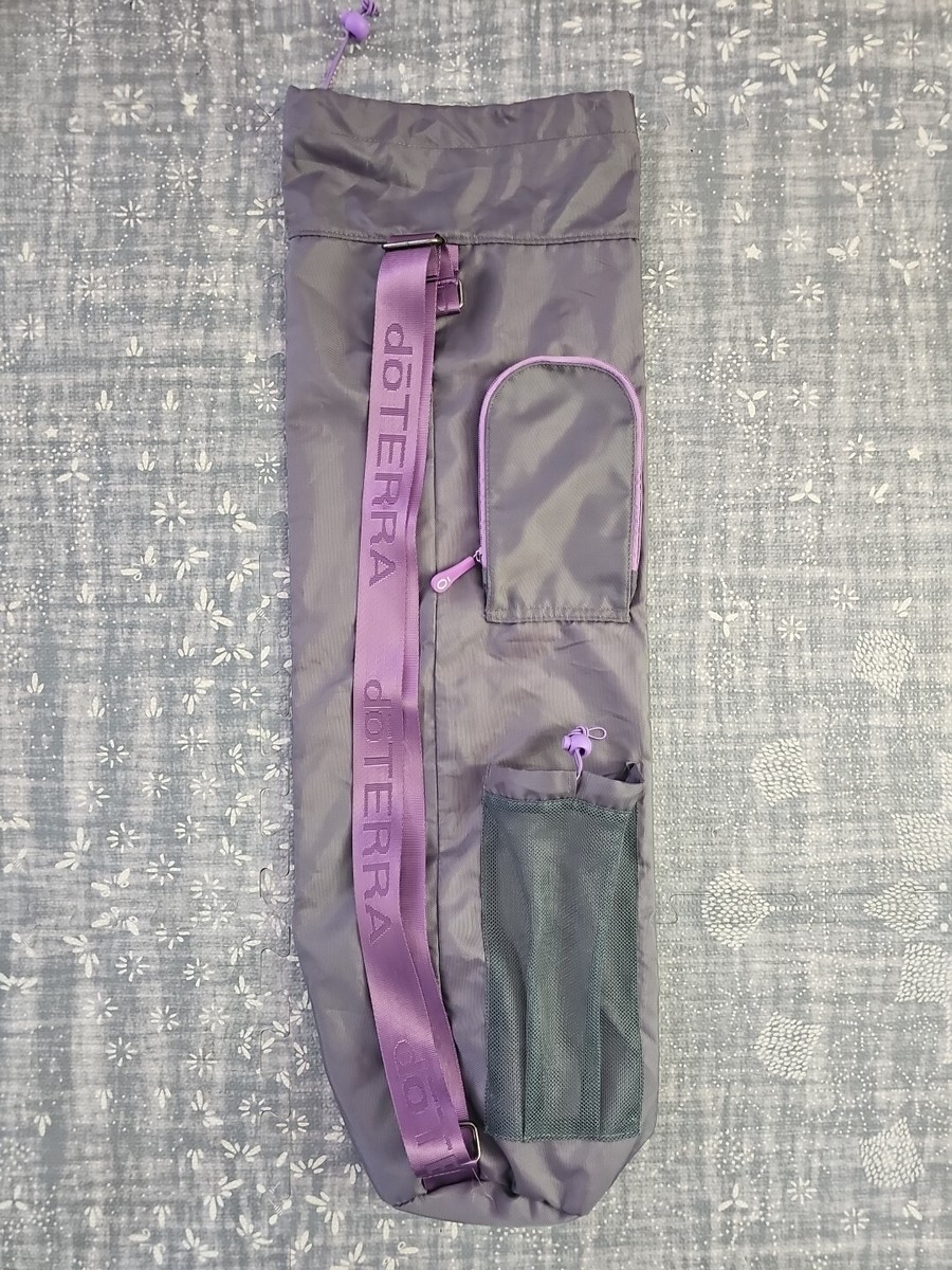 Doterra Yoga Mat Bag Grey & Purple Unused RARE | eBay