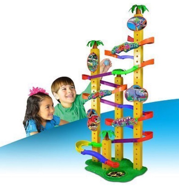 Dino Adventure Marble Run Brand NEW 50+ Pieces (Ages 4+) Over 34 inches