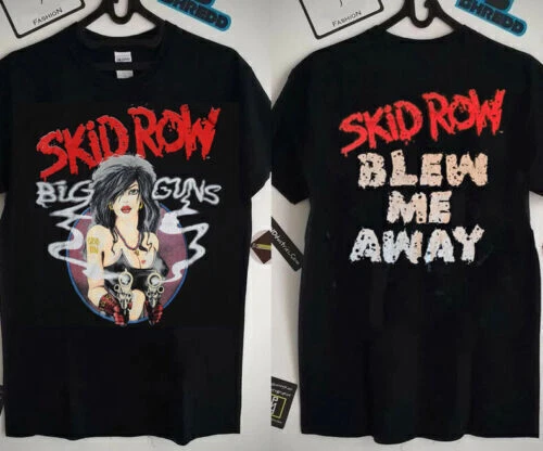 FILA Maglietta Skid Row 1989 Big Guns Blew Me Away unisex S 5XL
