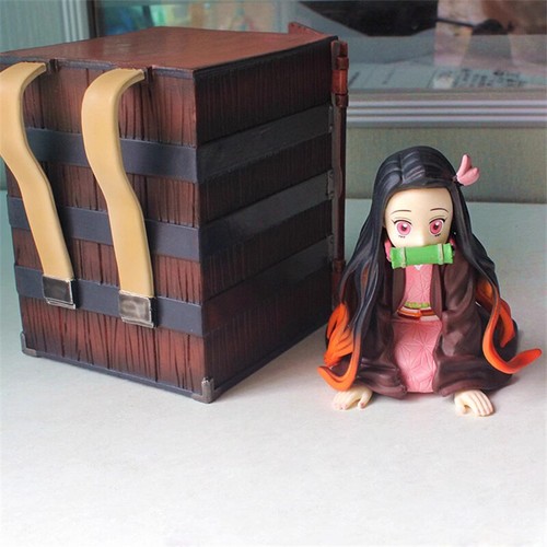 Demon Slayer Kamado Nezuko Anime Pvc Figure Popcorn Bucket Decoration Model Gift - Picture 9 of 15
