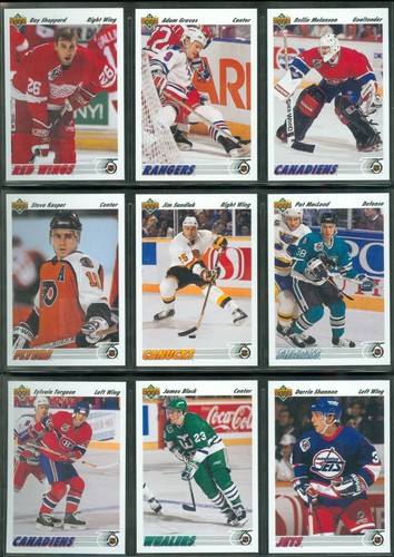 1991-92 UPPER DECK ROOKIE NHL HOCKEY ENGLISH CARD 453-700 SEE LIST - Picture 123 of 250