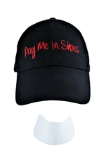 Madden NYC Womens Baseball Style Cap Pay Me In Shoes Twill Black Hat Adjustable