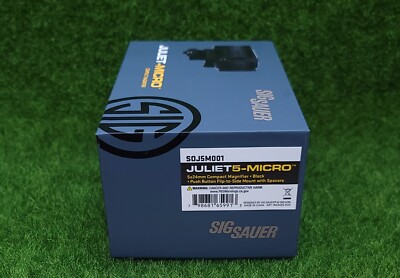 Sig Sauer JULIET5-MICRO 5x Magnifier, 5x24mm, Push-Button FTS Mount - SOJ5M001