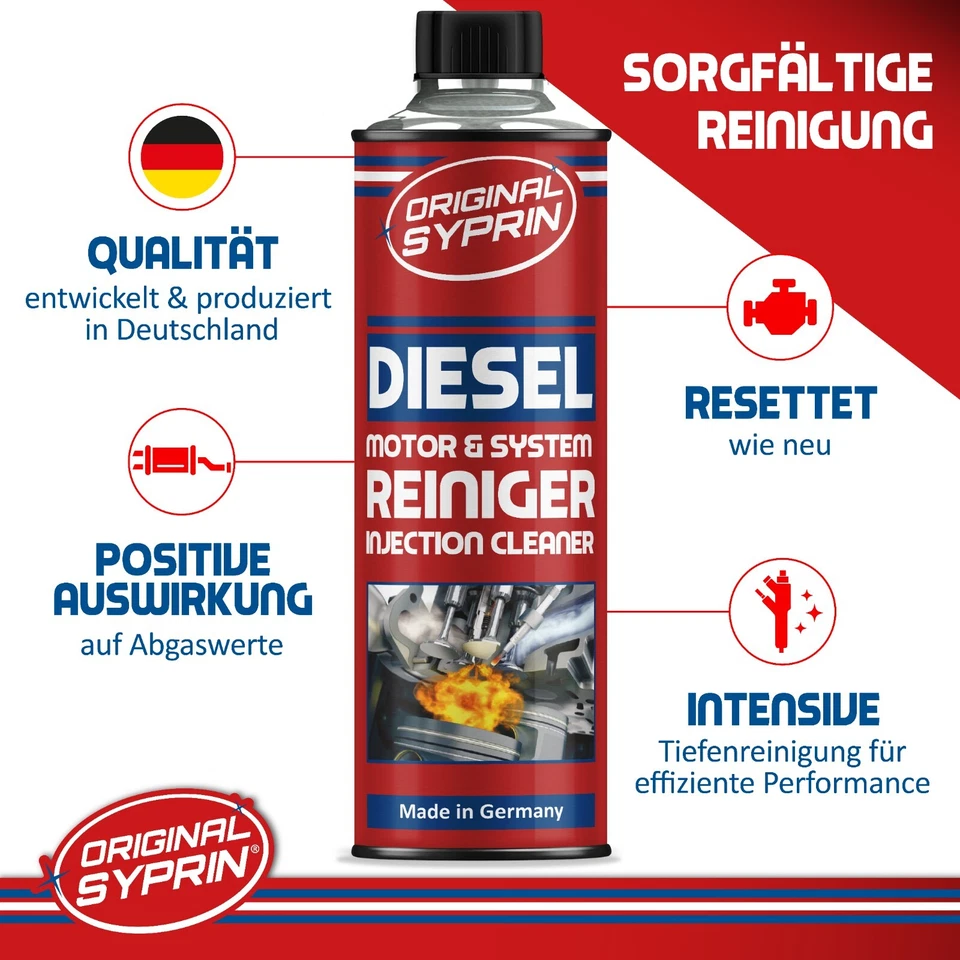 SYPRIN Diesel System Reiniger - Dieselreiniger Dieselzusatz 3x500ml - Bild 2 von 4