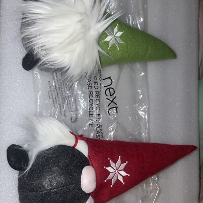 Next 2er Pack Gonk s Grün & Rot Neu 30cm