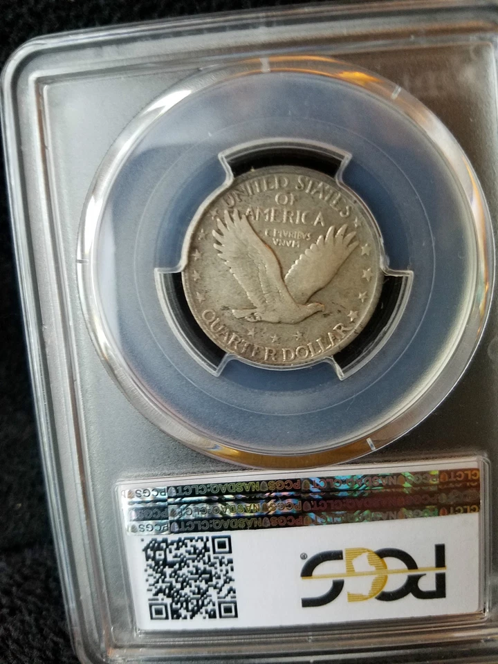 1921 Standing Liberty Quarter F 15 PCGS         11274-310 - Image 2 of 3
