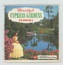 Beautiful Cypress Gardens Florida 1960's GAF View-Master Packet A-961 Exc. Cond.