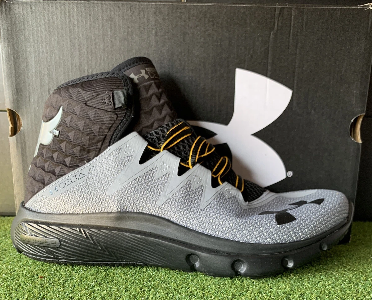 Under Armour Project Rock Delta Training Shoes Size 7 3021055 101 Steel NWB
