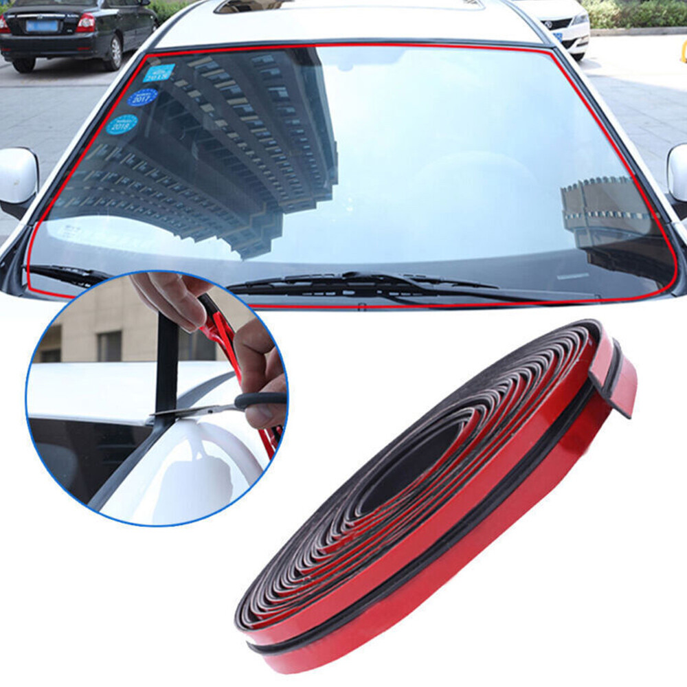 2M Car Sunroof Seal Car Soundproof Windproof Glass T-shaped Seal Dust Adhesive
