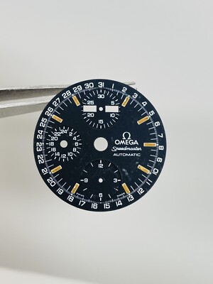 Omega Speedmaster Automatic Triple Calendar Black Original Dial 