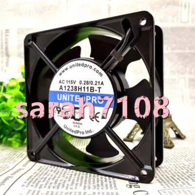 1PC NEW UNITEDPRO A1238H11B-T 115V 0.28/0.21A cooling fan plug-in #LM ...